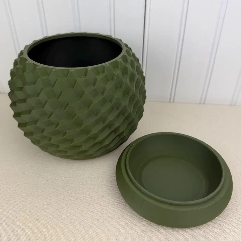 The Cobble Planter, Indoor Flower Pot, Tabletop Planter, Geometric Pattern